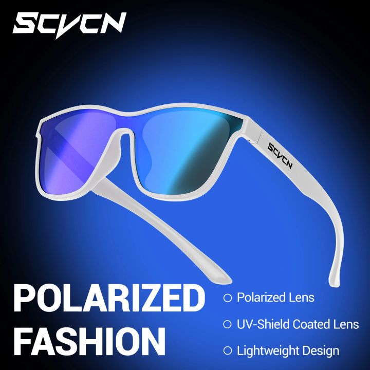 SCVCN Hot Polarized Men Running Road Bike Cycling Eyewear Outdoor Sunglasses Women Sports Glasses Mountain UV400 Driving Goggles