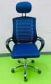 (FP-M-23-Ss) Executive office chair V-mash Blue Revolving Chair with Headrest Chair.