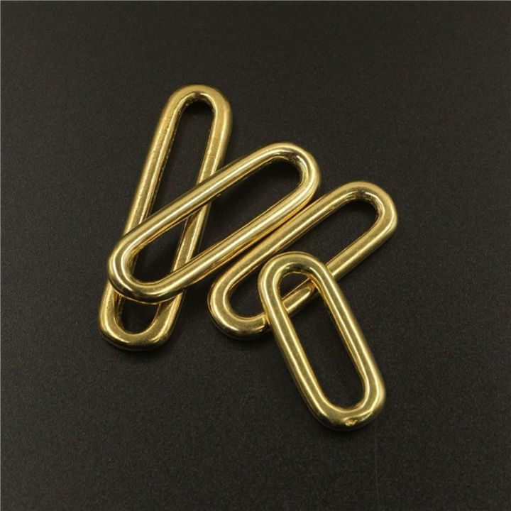 2pcs%20Molded%20Cast%20Solid%20Brass%20Oval%20Loop%20Ring%20Buckle%20Leather%20Craft%20Bag%20Luggage%20Shoulder%20Strap%20Webbing%20Belt%20Strap%20Keeper%20-%20Image%204