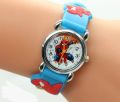 Kids Cartoon Character Analog Watch with Silicone Strap for Boys & Girls - Colorful, Fun Timepiece. 