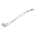 Drinking Straw Filter Handmade Stainless Steel Drinking Straw Spoon Tea Filter Grass Matte Tea Straws Bulb Pumpkin Reusable Tea. 
