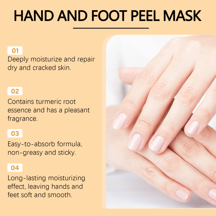Vitamin%20C%20Turmeric%20Peel%20Mask%20for%20Hand%20and%20Foot%20Exfoliating%20Repair%20Dry%20Cracked%20Feet%20Heel%20Soothing%20Moisturizing%20Feet%20Mask%20Hand%20Spa%20-%20Image%204