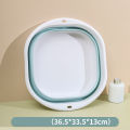 Plastic Folding Basins Portable Wash Basins Folding Laundry Tub Adult Baby Bath Basin Bathroom Kitchen Accessories Wash Basin.