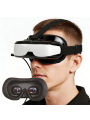 Head-Mounted Display with HDMI Input and Built-In Battery, Allowing Connection to a Variety of Devices..