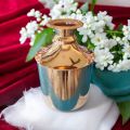 Premium Copper Saja Gagri | Traditional Handmade Copper Water Pot for Puja & Home Décor | D:14cm, H:36cm, W:1.59kg. 