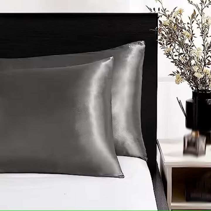 2pcs%20Satin%20Silk%20Pillowcase%20for%20Hair%20and%20Skin,%20Coral%20Pillow%20Cases%20Standard%20Size%20Set%20of%20Super%20Soft%20Pillow%20Case%20-%20Image%204