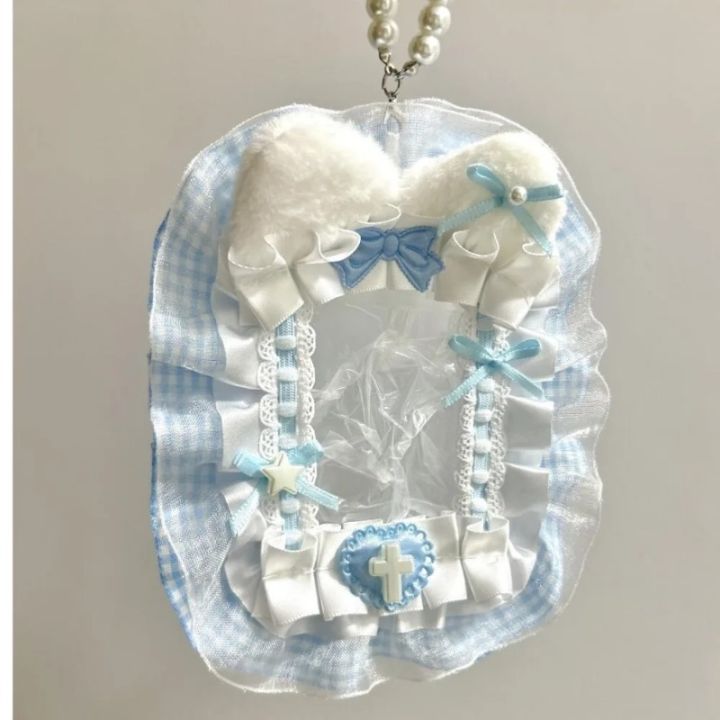 Sweet%20DIY%20Plush%20Card%20Holder%20with%20Ribbon%20Anime%20Lace%20Photocard%20Case%20Lolita%20Idol%20Display%20Photo%20Protector%20Case%20Card%20-%20Image%203