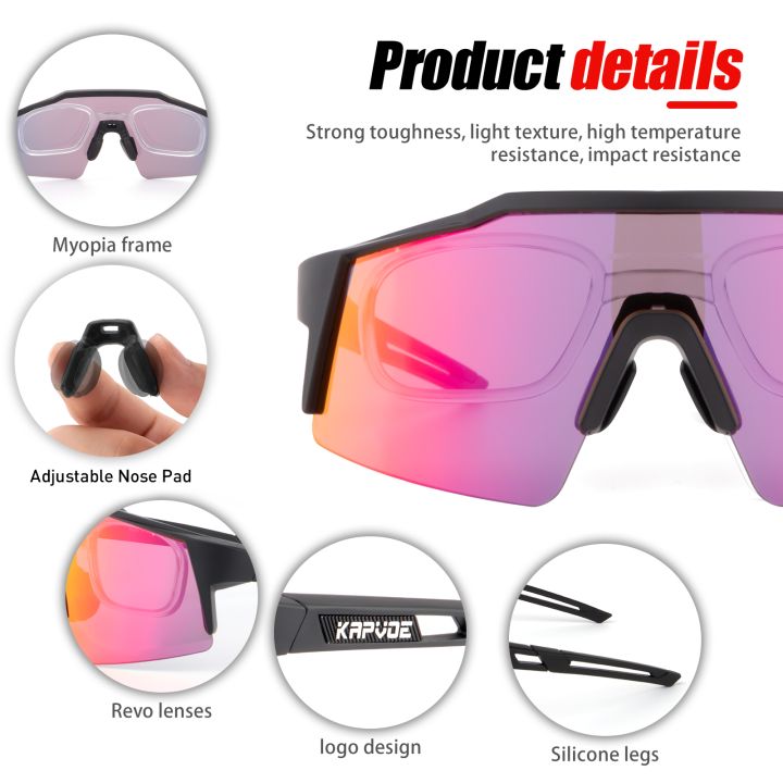Kapvoe%20%20Bicycle%20Cycling%20Sunglasses%20Polarized%20Cycling%20Glasses%20Bike%20MTB%20UV400%20Mountain%20Men/Women%20Eyewear%20Outdoor%20Sport%20Goggles%20-%20Image%206