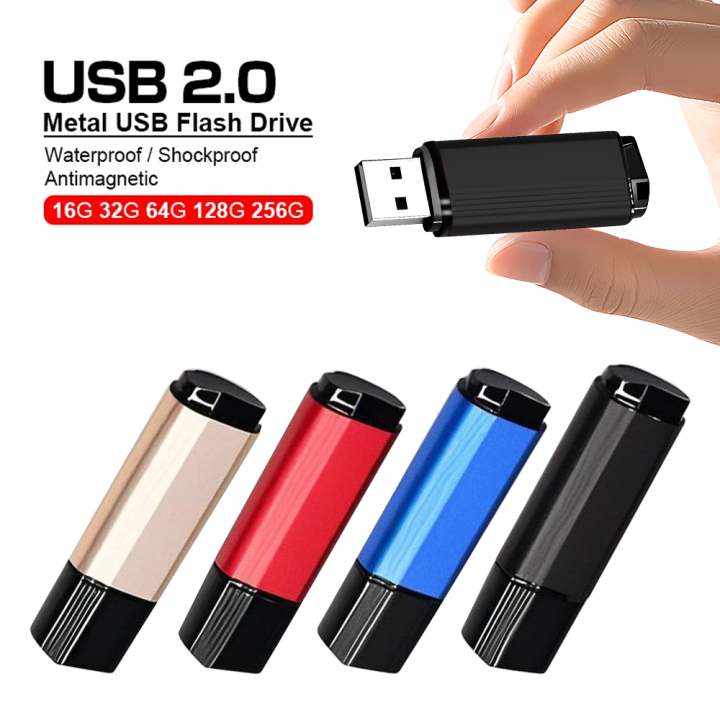 Plastic Mini 64Gb Flash Drive Free Logo USB 2.0 32GB Red Pen Drives Black Metal 16Gb Memory Stick Fat32 8GB U Disk 4GB NTSF
