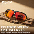 SCVCN Polarized Outdoor Sunglasses Sports Driving Glasses Unisex Stylish Fishing Hiking Mountaineering Glasses Cycling Glasses. 