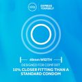 EXS Snug Tight Fitting Small Size Condom | Combo Pack 3x3=9pcs Condom for Men | Product of England.