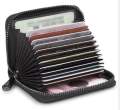 Business Card Holder Wallet Women/men Gray Bank/ID/Credit Card Holder. 