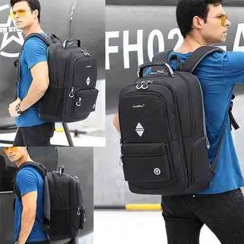 Coolbell%20Original%20Cb-5508%2018.4%20Inch%20-%20Laptop%20Backpack%20Unisex%20-%20Shockproof%20With%20Large%20Capacity%20With%20Laptop%20Grip%20-%20Image%204