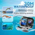 5K Action Camera 4K60FPS 2.0 Inch Touch Screen Wi-Fi 170° Wide Angle 30M Waterproof Helmet Video Recording Sports Cameras. 