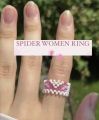 SPiDERMAN RING/SPIDER WOMEN RING/SPIDER RING/BEADED RINGS. 