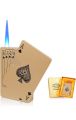 Pocket Poker ACE Lighter,Windproof Lighter Cool Gadget,Valentines Day Gifts for Men Boyfriend Husband on Birthday,Valentine,Christmas. 