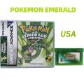 2025 New Pok é mon Series Jade Red Leafgreen Ruby Sapphire 5th Edition GBA Game Box, 32-bit Video Game Cartridge, No Manual.