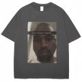 Kanye West funny meme Tshirt looks like Im laughingHumorous short sleeved retro oversized Tshirt suitable forwomen's street wear. 