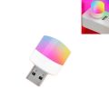 100-10PCS Portable Mini Night Lights Colorful USB Plug Lamp Power Bank Charging LED Book Light Round Reading Eye Protection Lamp. 
