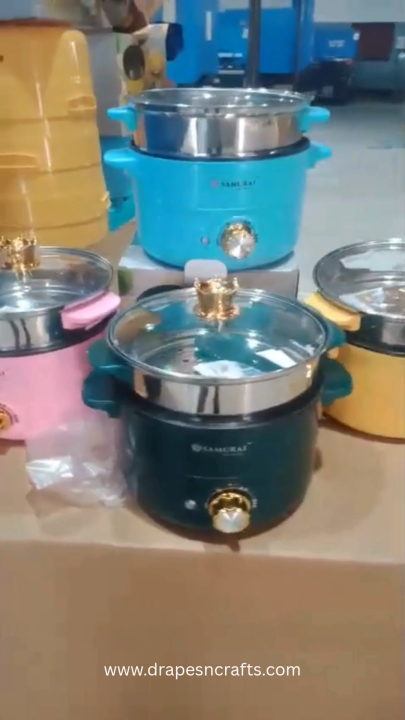 2.8L Electric Multi Cooker – Rice, Khichuri, Pasta, Soup & Steamer | Non-Stick Inner Pot | Low Power | Kitchen Appliance (Family Size)