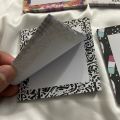 Square Mini Notepads Adorable 6 Multi-Design Rip Notes”. 