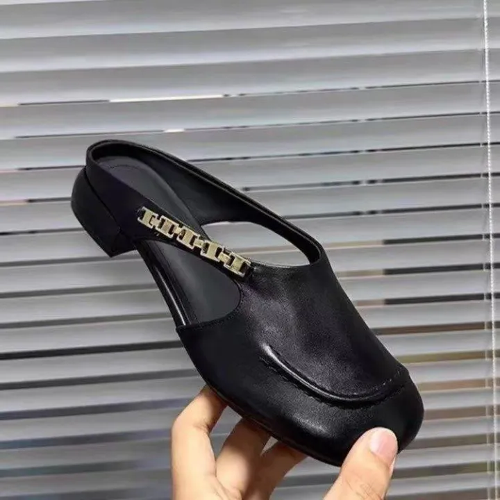 Women's%20Stylish%20Genuine%20Leather%20Mule%20Loafers%20with%20Metal%20Buckle%20Low%20Heel%20Slip%20On%20Flats%20Casual%20Driving%20Shoes%20-%20Image%207