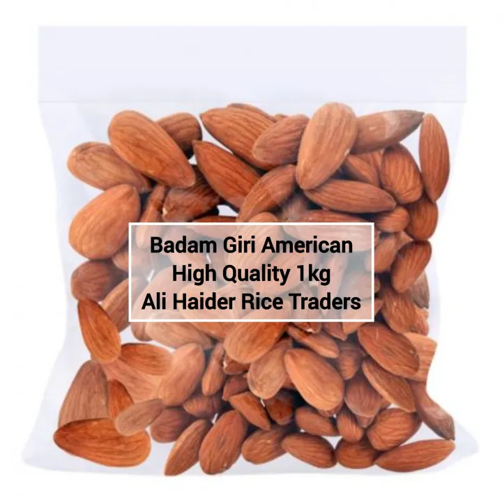 Badam Giri American - Almonds without shell High Quality 1kg Pack ...