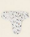 Cartoon Graphic Baby Swaddling Blanket. 