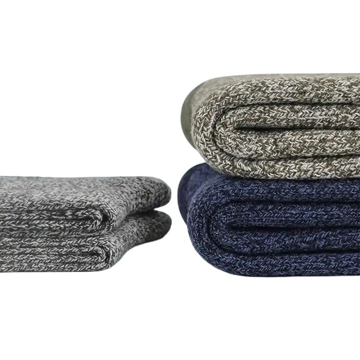 5%20Pairs%20Merino%20Wool%20Mid-Calf%20Socks%20for%20Men%20And%20Women%20Winter%20Thermal%20Thickened%20Lined%20Outdoor%20Sports%20Towel%20Sock%20For%20Hiking%20Camping%20-%20Image%204