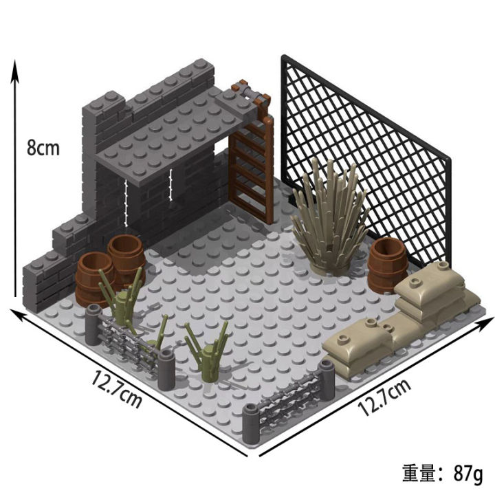 Militarys%20Scene%20Defense%20Watchtowers%20Command%20Posts%20Bases%20Signal%20Towers%20Wire%20Mesh%20Stands%20Building%20Blocks%20Bricks%20Toys%20For%20Children%20-%20Image%202
