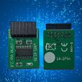 Newest TPM 2.0 Encryption Security Module Remote Card Supports Version 2.0 12 14 18 20-1pin Pin Support Multi-brand Motherboard. 