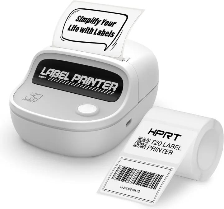 HPRT T20 Label Maker Machine with Labels RFID Auto Identification ...