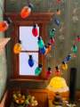 2m Doll House Miniature Lighting String: 1/12 Scale Mini Fake Lamps For New Year, Easter, Holiday Celebration, Party Decor Scene.