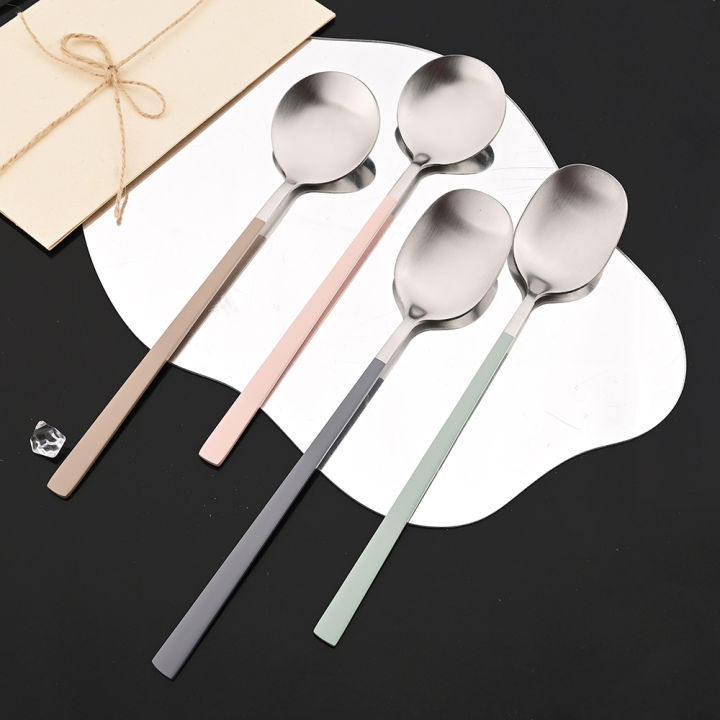 2/8Pcs%20Silver%20Dinnerware%20Set%20Western%20Stainless%20Steel%20Cutlery%20Dinner%20Spoon%20Sushi%20Chopsticks%20Flatware%20Party%20Kitchen%20Tableware%20-%20Image%206