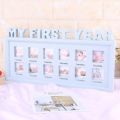 My First Year Baby Photos Frame for 1 to 12 Months for Newborn. 