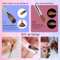 100% Kolinsky Sable Nail Acrylic Brush UV Gel Carving Pen Brush Liquid Powder Nail Drawing Nail Brush Acrylic Powder. 