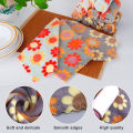 Pack of 5 Kitchen Cleaning Towels flower printed. Microfiber For Multi Purpose Cleaning, Mini Towels Premium Quality. 
