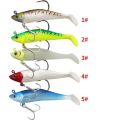 Fish Type Jig Head Bait Replaceable Fish Body Lures Soft Fishing Lead Inside Lure With Hook. 