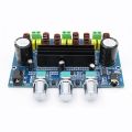 2*50W+100W Bluetooth 5.0 dual TPA3116D2 Power Subwoofer Amplifier Board 2.1 Channel TPA3116 Audio Stereo equalizer AUX Amp. 
