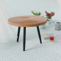 1:12 Dollhouse Miniature Round Table Tea Table Doll Home Coffee Table Furniture Decor Toy Micro Scene Construction Props.