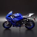 YAMAHA YZF-R1 MOTORCYCLE 1/12SCALE COLLECTIBLE DIORAMA DIECAST MODEL BIKE. 