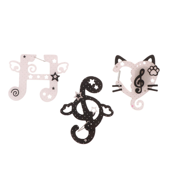 Cute Musical Note Carabiner Keychain Cute Acrylic Bag Pendant Backpack Decoration DIY Accessories Holiday