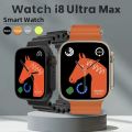 i8 Ultra Smart watch full TFT display series 8 , 49mm with original Design Wallpaper of Series 7 smart watch With Ultra Smooth Display and magnetic charger and provide Heartbeat , Fitness , Bluetooth 5.0 , Blood pressure check. 