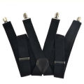 4 Clips 2.5/3.5CM Wide Men Suspenders Women Elastic Adjustable Adult Braces Suspender Kids Children Boys Girls Wedding Accessory. 
