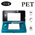 2PCS PET Screen Protector For 3DS HD Clear Explosion-proof Game Console Screen Protective Film Water-proof NOT Glass.