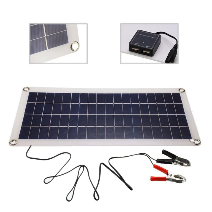 Solar%20Panel%20Kit%2030W%2012V%20Dual%20USB%20Output%20Solar%20Cells%20Solar%20Panel%2020A%2030A%2040A%2050A%20Controller%20For%20Car%20Yacht%20Battery%20Boat%20Charger%20-%20Image%205