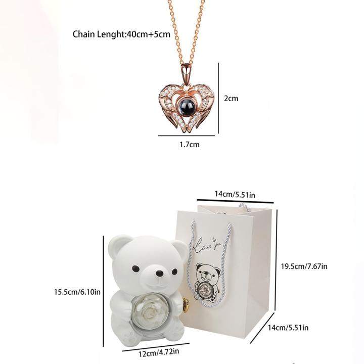 Heart%20100%20Languages%20Projection%20Pendant%20Necklaces%20With%20Cute%20Bear%20Rose%20Flower%20Gift%20Box%202024%20New%20Festival%20Gifts%20Romantic%20Jewelry%20-%20Image%204