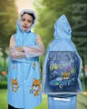 Splendid Versatile -Choice and Remark -Children Raincoat Waterproof Boys Girls Cartoon Animal Style Kids Rain Coat- Avant-garde. 