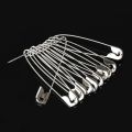 20 Pcs/Lot Nickel Plated Anti-rust Paper Clips Home Multipurpose Paper Clips Stationery Pins Safety Pins to Secure Clothes. 