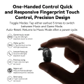 HTC NE76 Bluetooth Earphones, AI Translator Earbuds Mini Invisible Sleep Earbuds Soft Wireless Headphones Orange.